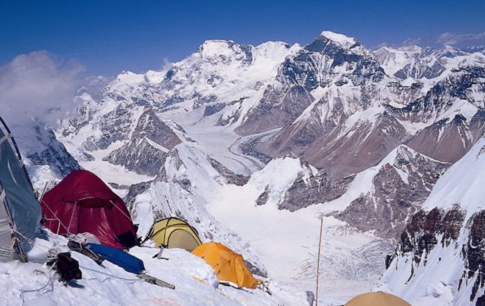 Camp 2 on the North ridge of Everest