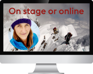 Cathy O'Dowd presents on stage or online