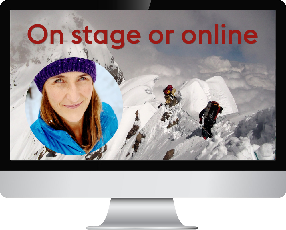 Cathy O'Dowd presents on stage or online