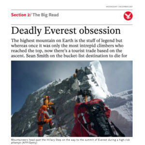 Deadly Everest obsession, by Sean Smith